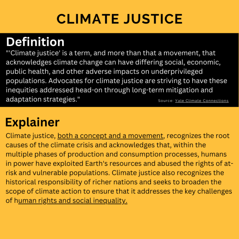 Climate Change and Social Justice: How Will We Address Inequities?