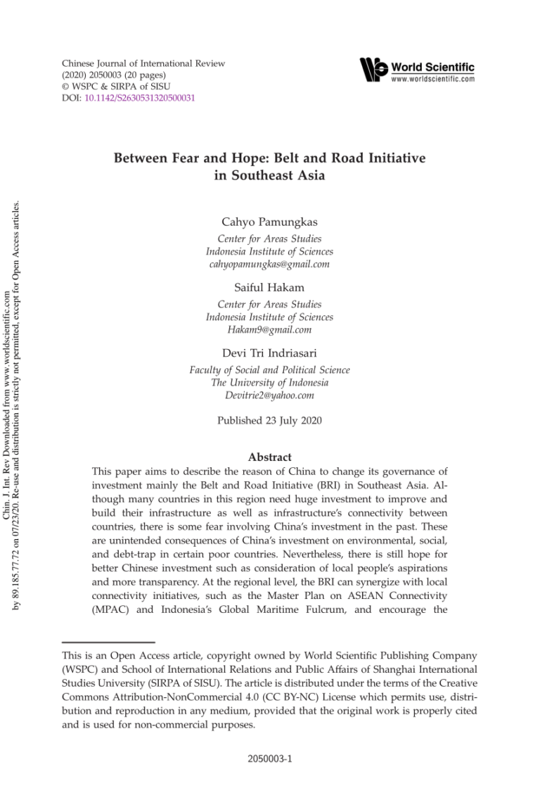 China's Belt and Road Initiative Sparks Concerns Over Debt Trap